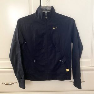 Medium Navy Blue Jersey Lined NIKE Jacket
